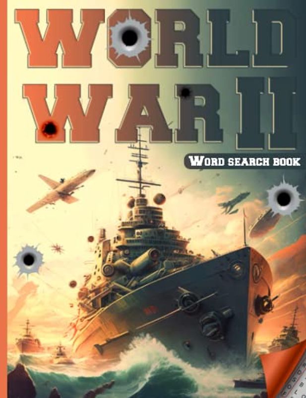 World War Two Themed Word Search Puzzle Book for Adults, Teens and Seniors: Brain Games Historical Activity Book in Large Print