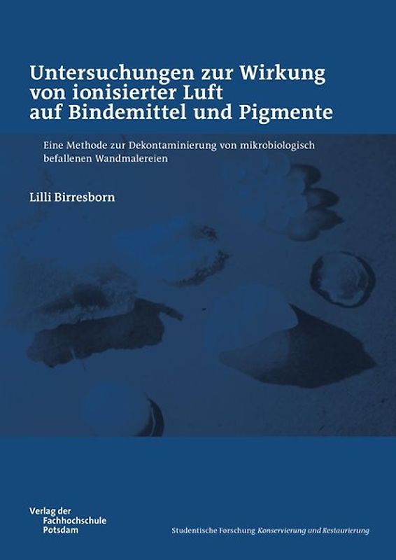 Untersuchungen zur Wirkung von ionisierter Luft auf Bindemittel und Pigmente