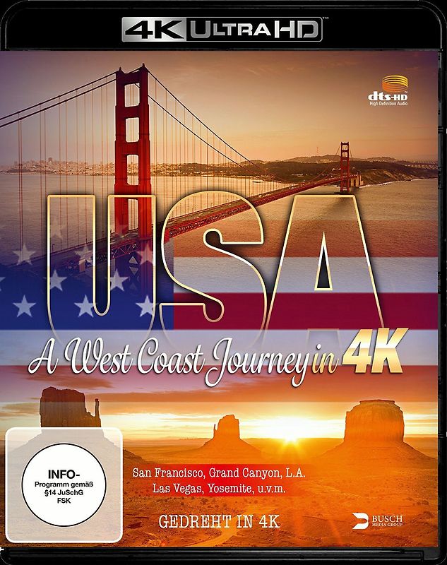 USA - A West Coast Journey Blu-ray Disc