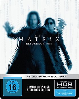 Matrix Resurrections [Steelbook] 4K Ultra HD Blu-ray