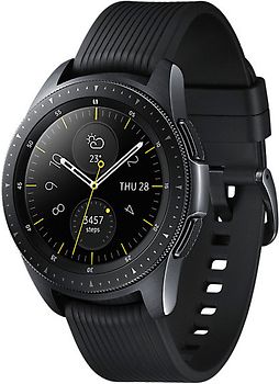 Samsung Galaxy Watch 42 mm noir bracelet en silicone noir [Wi-Fi + 4G]