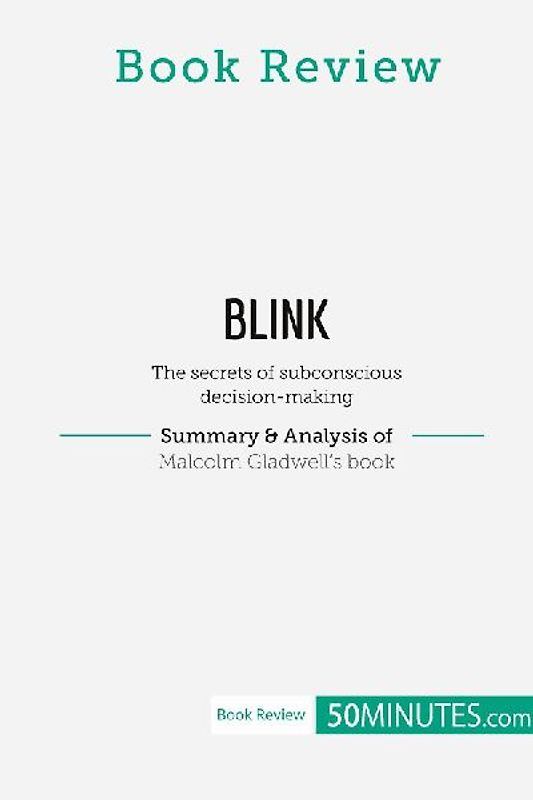 Book Review: Blink by Malcolm Gladwell