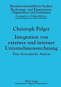 Integration von externer und interner Unternehmensrechnung