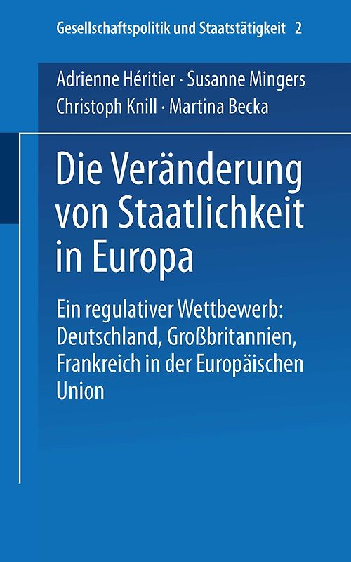 Die Veränderung von Staatlichkeit in Europa