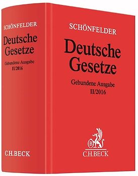 Deutsche Gesetze Gebundene Ausgabe II/2016