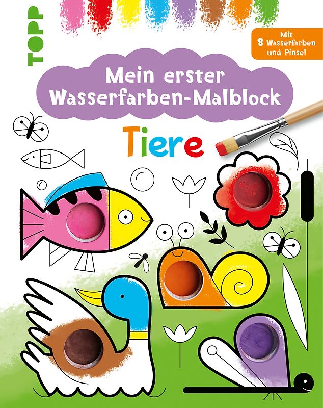 Mein erster Wasserfarben-Malblock - Tiere
