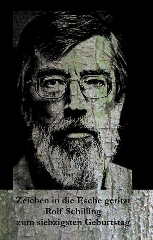 Zeichen in die Esche geritzt