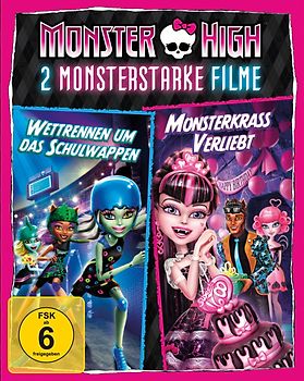 Monster High 2 - Monsterkrass verliebt/Wettrennen um das Schulwappen Blu-ray Disc