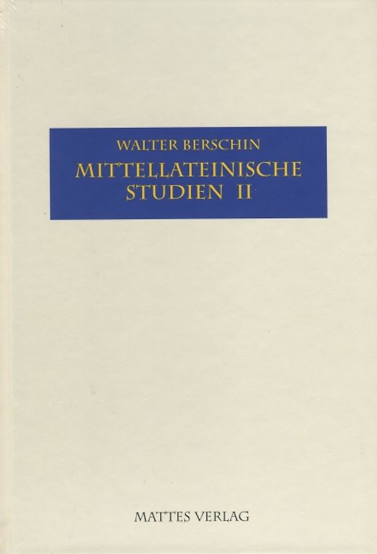 Mittellateinische Studien II
