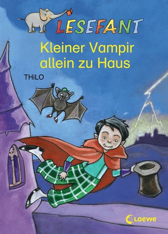 Kleiner Vampir allein zu Haus