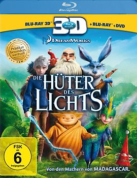 Die Hüter des Lichts [3D, inkl 2D Blu-ray, DVD] 3D Blu-ray Disc