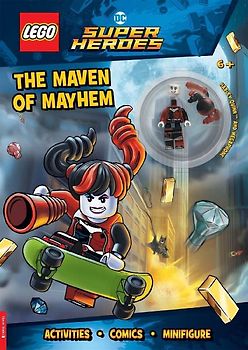 LEGO® DC Super Heroes(TM): Maven of Mayhem Activity Book (with Harley Quinn(TM) LEGO minifigure and megaphone)
