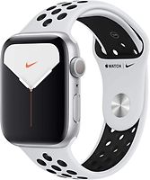 Apple Watch Nike Series 5 Caja de aluminio de 44 mm en plata - Correa deportiva Nike platino puro/negro [WiFi]