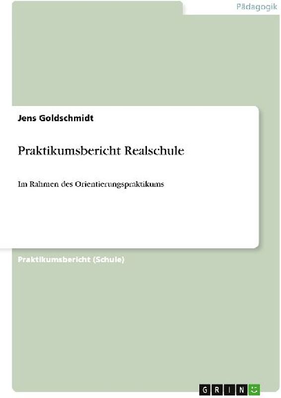 Praktikumsbericht Realschule