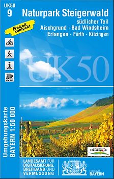 UK50-9 Naturpark Steigerwald, südlicher Teil