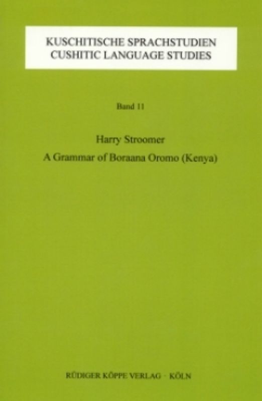 A Grammar of Boraana Oromo (Kenya)