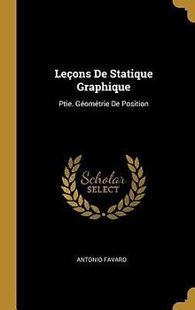 Leçons De Statique Graphique