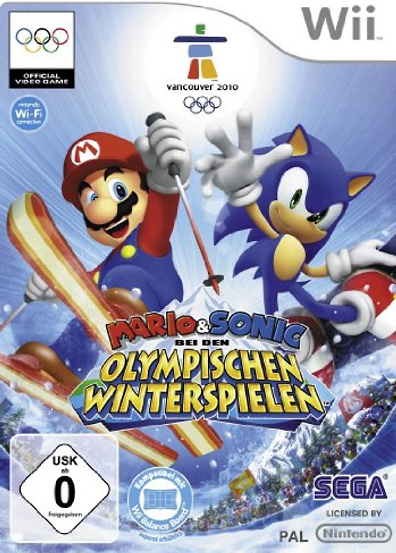 Mario & Sonic bei den Olympischen Winterspielen [Neuauflage] Nintendo Wii