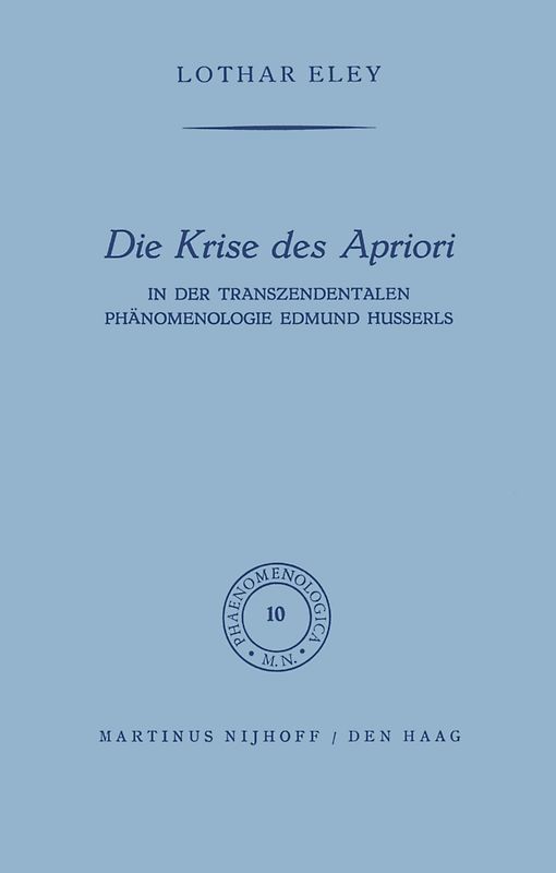 Die Krise des Apriori