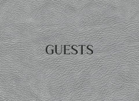 Guest Book: Classic Gray Guest Book for Wedding Reception, Holiday Vacation Home, Retirement, Birthday Party Event Sign-in Greetings, Comments, ... Lined Pages (Guest Book Keepsake Gifts)