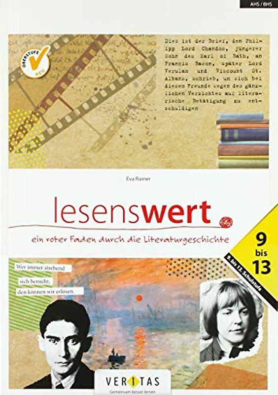 Lebenswert - 10.-13. Schuljahr: Ein roter Faden durch die Literaturgeschichte - Schulbuch - CD-ROM und Audio- CD auf einem Datenträger