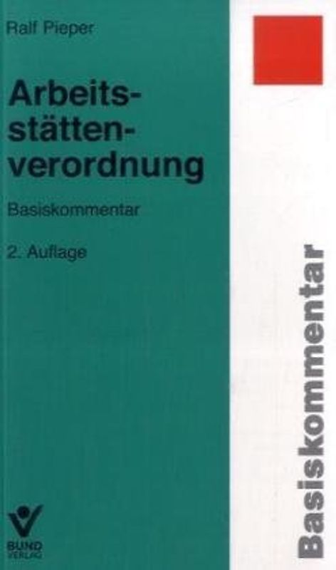 Arbeitsstättenverordnung