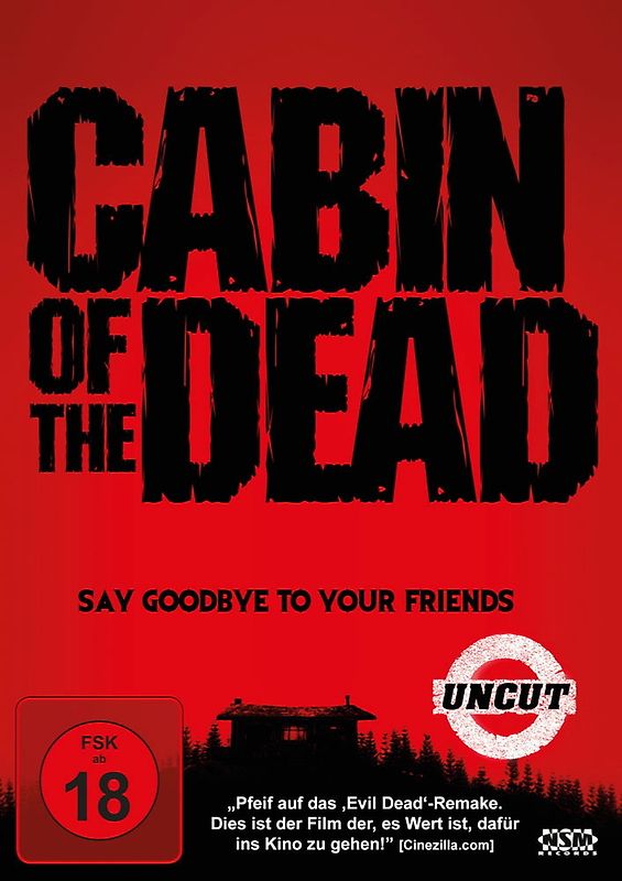 Cabin of the Dead DVD