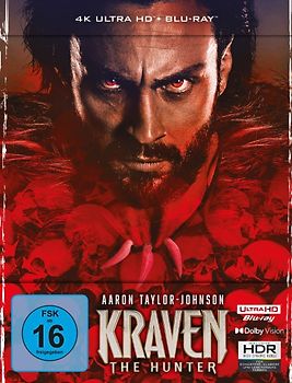 Kraven the Hunter (4K Ultra HD + Blu-ray, Steelbook) Blu-ray Disc