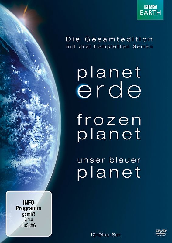 BBC Earth - Die Gesamtedition: Planet Erde / Frozen Planet / Unser blauer Planet [12 DVDs] DVD