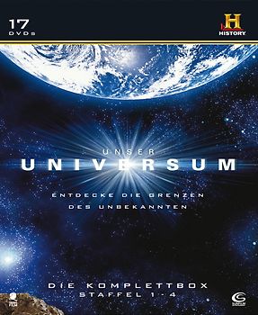 Unser Universum - Die Komplettbox (Staffel 1 - 4, 17 DVDs, History) DVD