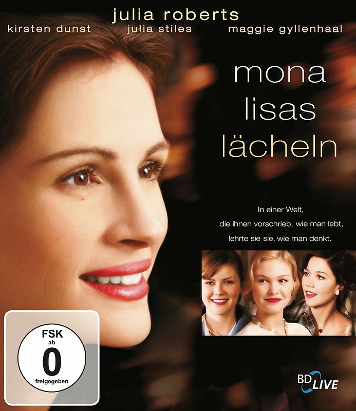Mona Lisas Lächeln Blu-ray Disc