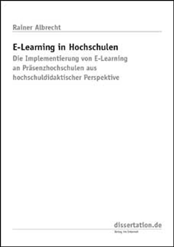 E-Learning in Hochschulen