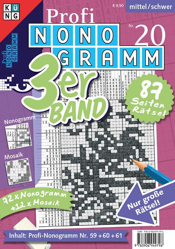 Profi-Nonogramm 3er-Band Nr. 20