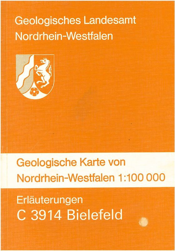 Geologische Karten von Nordrhein-Westfalen 1:100000 / Bielefeld
