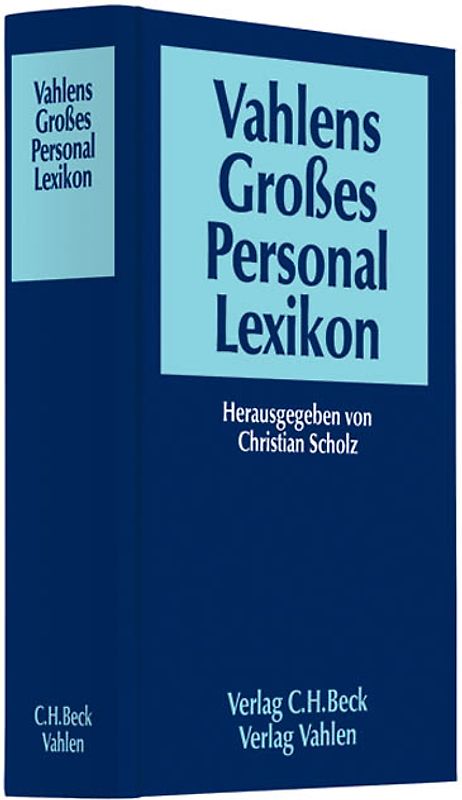 Vahlens Großes Personallexikon