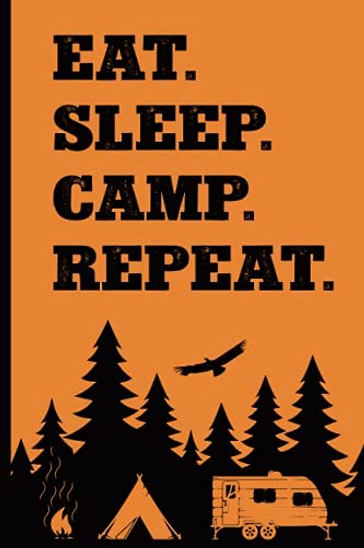 Camping Logbuch: Reisetagebuch Wohnmobil zum selbst Ausfüllen für die Reise mit dem Camper, Reisemobil oder Wohnwagen perfektes Geschenk für Camping Fans, Surfer, Frauen und Männer