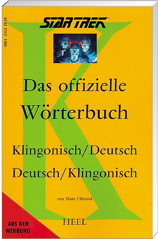 Star Trek: Das offizielle Wörterbuch. Klingonisch/Deutsch - Deutsch/Klingonisch
