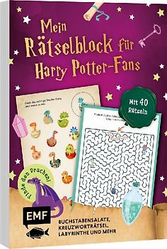 Mein magischer Rätselblock für Harry Potter-Fans - Finde den Drachen!