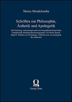 Schriften zur Philosophie, Ästhetik und Apologetik