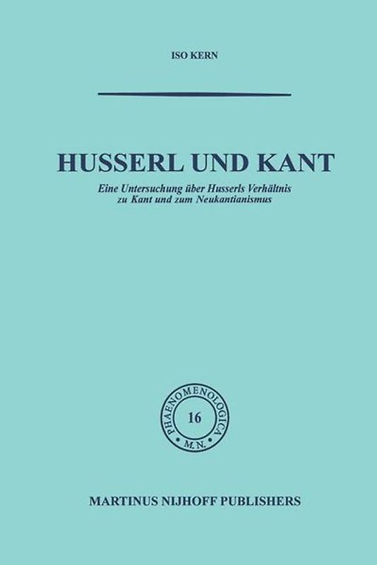 Husserl und Kant