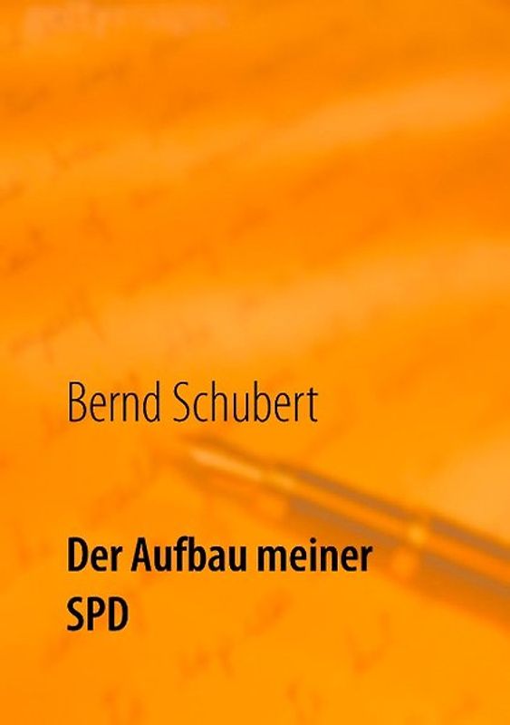 Der Aufbau meiner SPD. Politik
