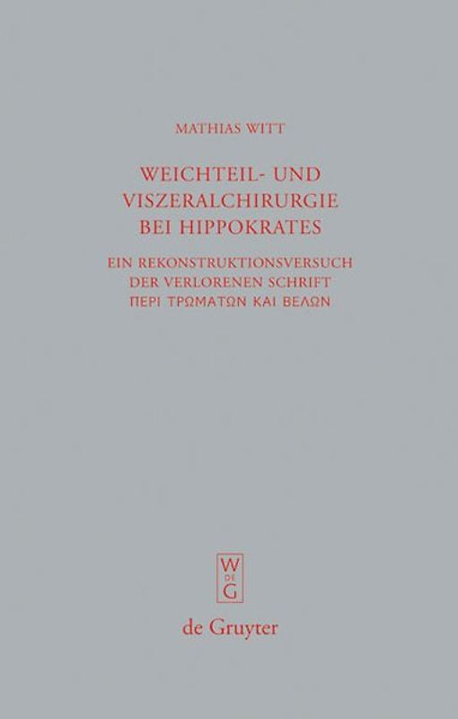 Weichteil- und Viszeralchirurgie bei Hippokrates