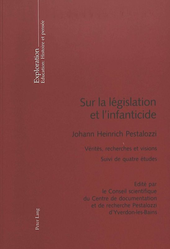 Sur la législation et l’infanticide