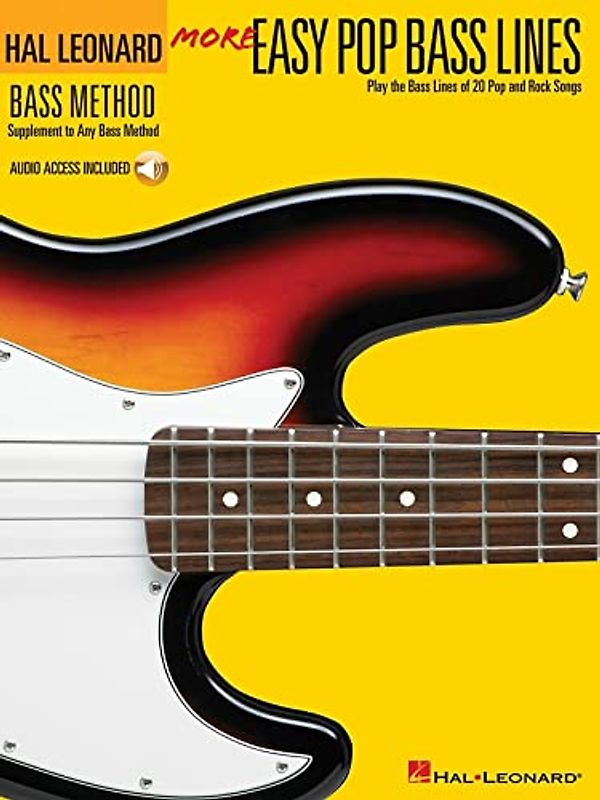 More Easy Pop Bass Lines: Noten, CD, Lehrmaterial für Bass-Gitarre: Play the Bass Lines of 20 Pop And Rock Songs (Hal Leonard Bass Method)