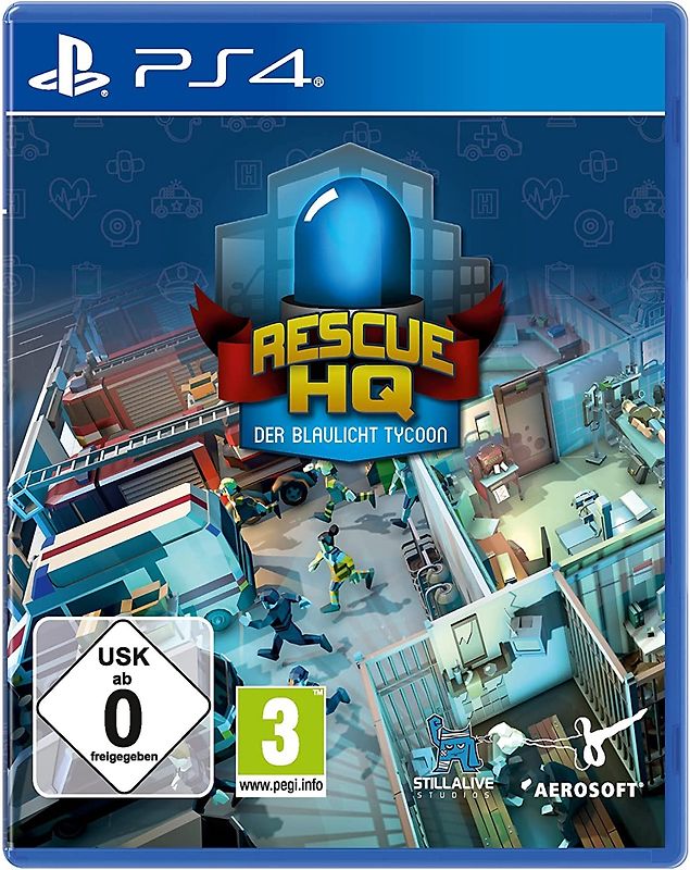 Der Blaulicht Tycoon-Rescue HQ PlayStation 4