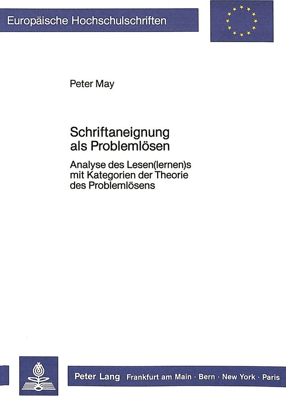 Schriftaneignung als Problemlösen