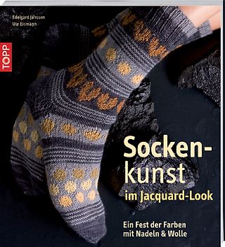 Sockenkunst im Jacquard-Look