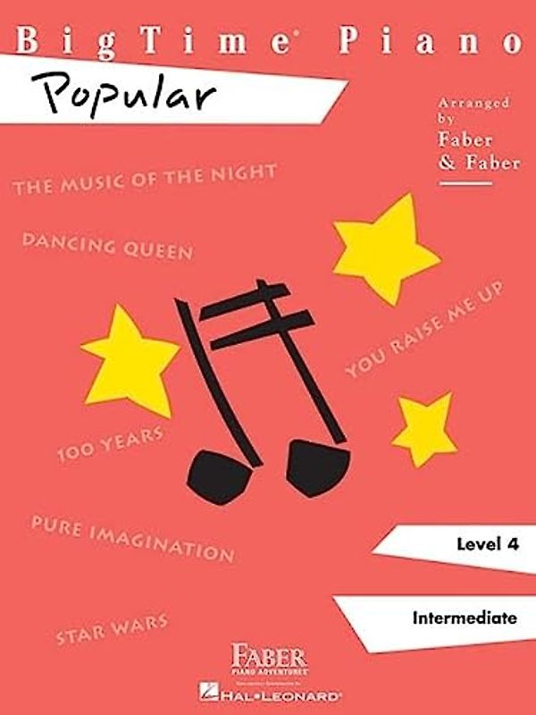 Faber Nancy Randall Big Time Piano Popular Level 4 Piano BK (Faber Piano Adventures)