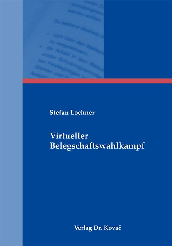 Virtueller Belegschaftswahlkampf