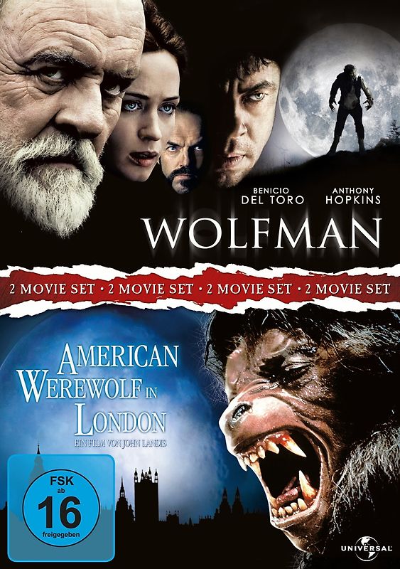 2 Movie Set: Wolfman & American Werewolf in London [2 DVDs] DVD